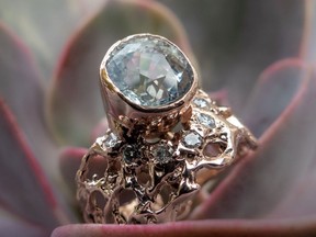 A ring by B.C.-based jewelry designer Aland Irène.