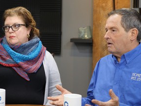 Amanda and Jeff Lee of Swan Valley Honey.