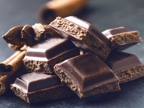 It takes about 17,000 litres of water to produce just 1 kilogram of chocolate.