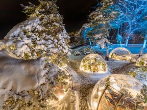 Guests have the opportunity to enjoy a meal prepared by Top Chef Canada winner Paul Moran, in ‘highly Instagrammable’ surroundings at Ambleside Beach, which resembled a winter wonderland during the first few days of the event.