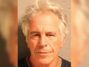 The last mugshot of twisted billionaire Jeffrey Epstein.