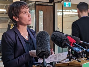 Green MLA Sonia Furstenau launched her bid to become the party's next leader on Monday.