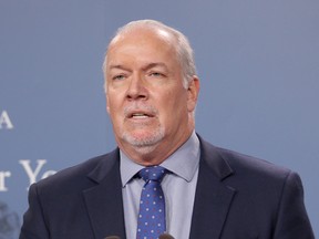 B.C. Premier John Horgan to address the public about the COVID-19 situation in B.C.