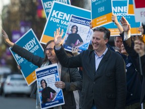 Vancouver Mayor Kennedy Stewart in 2018 when he was campaigning as an independent for the city's top office.
