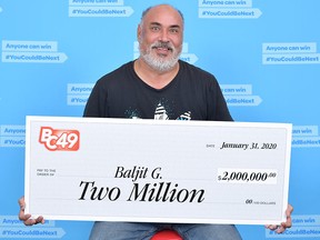 Baljit Singh Gill, who immigrated to Canada from India in 1985, has been playing the lottery for years but couldn’t stop shaking when he discovered he won $2 million.