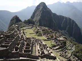 This picture taken on August 27, 2016 shows Machu Picchu, which stands 2,430 meters above sea-level.