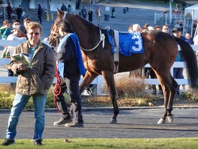 Tommy Wolski in October 2019 at Hastings Park Racecourse.