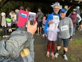 The annual PEN RUN Resolution Race was held Wednesday morning at Crescent Park in Surrey and more than 260 runners — some in interesting costumes — showed up for the 8K and 4K trail races.