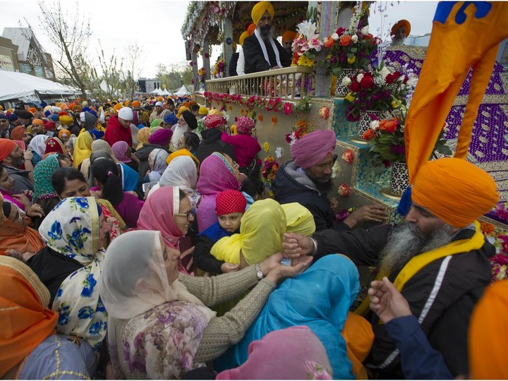  The annual Vaisakhi Parade in Surrey in 2017.