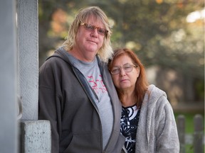 Terry and Debbie Russell had their life's possessions — including two drum sets and a hand-painted cabinet by Randy Bachman — stolen from a hotel in Richmond.