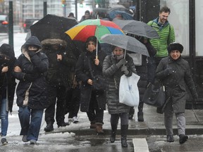 There could be snow or rain today in Metro Vancouver, depending on the elevation.
