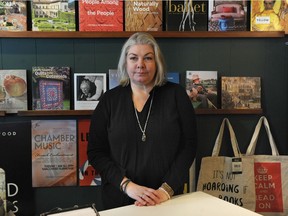 Carrie Darragh at Hager Books, which is just one example of many long-running family owned businesses in Vancouver struggling with soaring property taxes.
