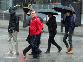 Heavy rain is forecast for Metro Vancouver on Thursday.