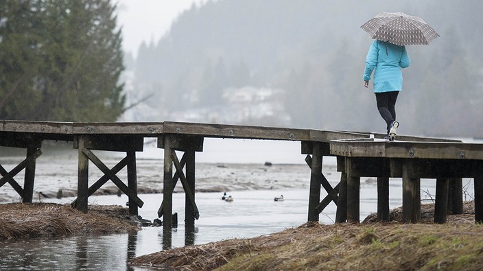 Vancouver Weather: Mostly cloudy with showers