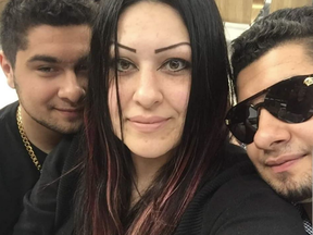Shermineh Sheri Ziaee (centre), Seyed Kourosh Miralinaghi and Seyed Kamran Miralinaghi have been arrested and charged.