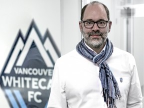 ‘(David Milinkovic) fits our profile and will bring additional experience to our group,’ says Whitecaps sporting director Axel Schuster (above).