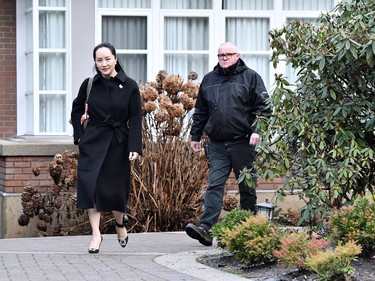 Huawei Chief Financial Officer Meng Wanzhou leaves her home to attend her extradition hearing at B.C. Supreme Court in Vancouver, British Columbia, Canada January 21, 2020. REUTERS/Jennifer Gauthier