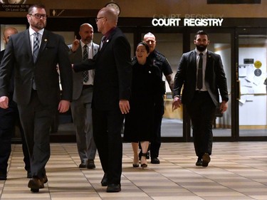 Huawei Chief Financial Officer Meng Wanzhou leaves B.C. Supreme Court for the day during her extradition hearing at in Vancouver, British Columbia, Canada January 21, 2020.  REUTERS/Jennifer Gauthier