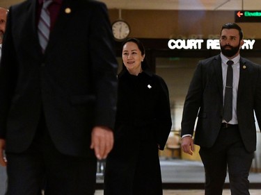Huawei Chief Financial Officer Meng Wanzhou leaves B.C. Supreme Court for the day during her extradition hearing at in Vancouver, British Columbia, Canada January 21, 2020. REUTERS/Jennifer Gauthier