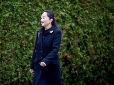 Huawei Chief Financial Officer Meng Wanzhou leaves her home to attend the start of her extradition hearing at B.C. Supreme Court in Vancouver, British Columbia, Canada January 20, 2020.  REUTERS/Lindsey Wasson