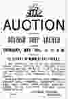 Ad for an auction conducted by George Byrnes in the May 7, 1894 Vancouver World. Byrnes built the Byrnes Block.