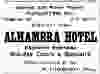Ad for the Alhambra Hotel in the Sept. 15, 1894 Vancouver World.