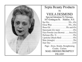 Viola Desmond was arrested and jailed for sitting in the whites-only section of a Nova Scotia cinema. The case ignited the civil rights movement in Canada.