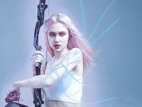 Grimes. Promo shot for Miss Anthropocene release.