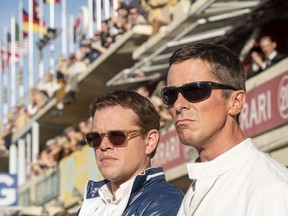 Matt Damon and Christian Bale star in James Mangold's drama about racing car legends car designer Carroll Shelby and British driver Ken Miles and the pairs bid to unseat Ferrai as the best in the racing game.