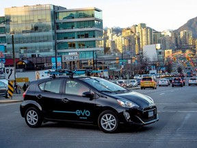 Evo car sharing is asking customers to limit its service to essential trips only during the COVID-19 pandemic.