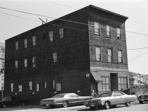 The City of Vancouver bought 313 Alexander Street (shown above in 1978)  last year with plans to turn the 110-year-old building into social housing, with a focus on homes for transgender people. Photo credit: City of Vancouver