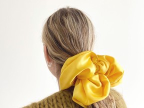 The Oversized Scrunchie in size XXL from the Vancouver-based brand Bronze Age, $45.