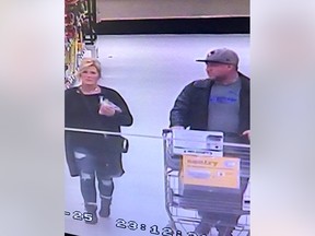 Abbotsford Police say a couple wanted in connection with an incident at a department store last month have turned themselves in.