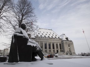 The Supreme Court of Canada is seen, Thursday January 16, 2020 in Ottawa. The Supreme Court of Canada is set to decide whether a human-rights lawsuit against a Canadian mining company can be heard in British Columbia, even though it involves events in Eritrea.