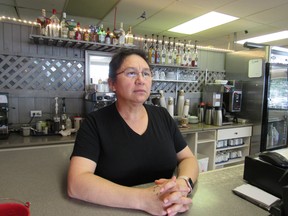Macrina Richards, owner of Tia's Cafe in Port McNeill. Photo: Lori Culbert