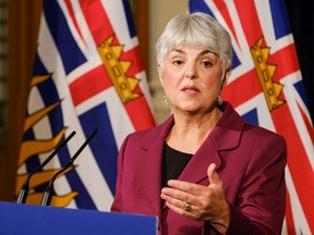 B.C. Finance Minister Carole James says B.C. workers hurt by the COVID-19 pandemic can apply for the $1,000 emergency benefit starting May 1.
