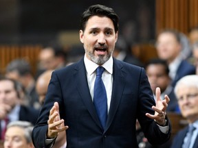 Prime Minister Justin Trudeau in the House of Commons on Feb. 5, 2020.