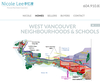 West Vancouver realtor Nicole Lee’s website serves her wealthy international clients with a neighbourhood map featuring both the English and Chinese language.