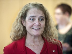 Surrey, BC: FEBRUARY 21, 2020 -- Governor General Julie Payette visits the YWCA Alder Gardens in Surrey, BC Friday, February 21, 2020.