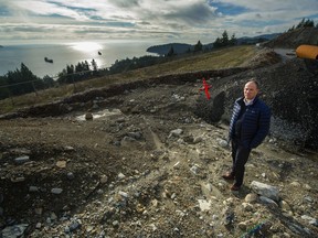 Jim Bailey, director of planning for District of West Vancouver, standing in what will eventually be Cypress Village in West Vancouver.