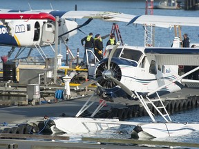 VPD officers responded to reports around 3:30 a.m. that a man stole a Harbour Air float plane from Coal Harbour in the 1100-block of West Cordova Street and then crashed it into another plane in the harbour. In this file photo, Harbour Air planes at Canada Place Float Plane Terminal in Vancouver.