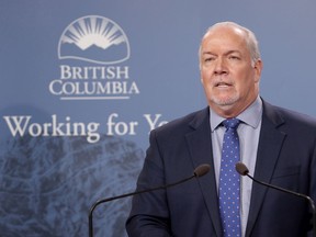 The premier with the largest drop is B.C.'s own Premier John Horgan, who saw his approval rating fall by 10 points, from 56 to 46 per cent, according to a newly released Angus Reid Institute poll.