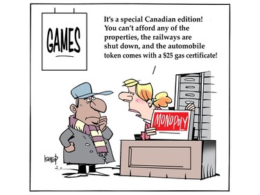 Graham Harrop's editorial cartoon for Saturday, Feb. 22, 2020.