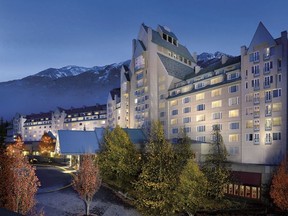 The Fairmont Chateau Whistler.