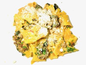Lamb and swiss chard maltagliati does not disappoint. The pasta (cut into small squares) is delicate yet has bite.
