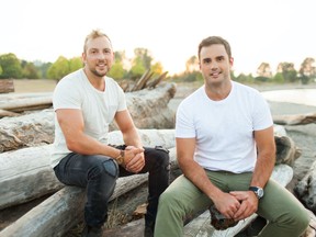 Mickey Fabbiano (left) and Sebastian Sevallo, host of HGTV's Worst to First.