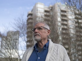 Bruce Campbell, strata council president at 1135 Quayside in New Westminster, on Feb. 10, 2020.