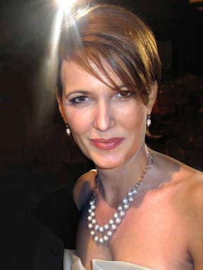 Gala host Gloria Makarenko, winner of the 