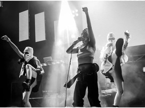 Pussy Riot live in 2018.