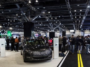 The return of the Vancouver International Auto Show has been postponed again due to growing concerns over the latest COVID-19 variant. The 2015 edition of the Vancouver International Auto Show is pictured in this file photo.